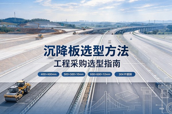 岐山沉降板选择方法