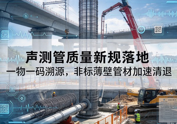 岐山声测管质量新规落地，一物一码溯源，非标薄壁管材加速清退
