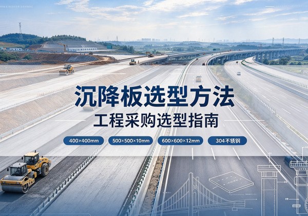 岐山沉降板选择方法
